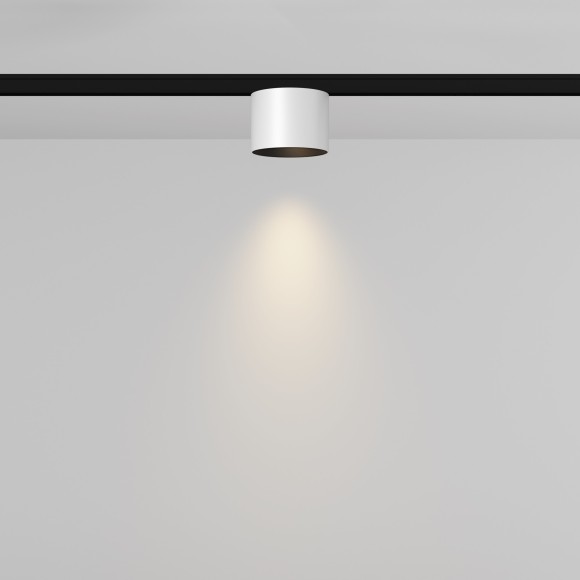 TR188-1-5W3K-M-BW Ультратонкий трековый магнитный светодиодный светильник Maytoni Levity CRI90+ 3000К 380Лм 36° 5Вт