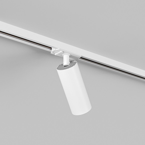 Однофазный двужильный трековый светильник Denkirs DK6060-BW+WH Scope под сменную лампу GU10