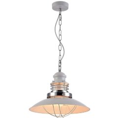 Подвесной светильник с 1 плафоном Lussole LSP-8030 KETCHIKAN IP21 под лампу 1xE27 60W Подвесной светильник с 1 плафоном Lussole LSP-8030 KETCHIKAN IP21 под лампу 1xE27 60W