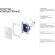 VLS001416 Накладка для розетки компьютерной двойной RJ45 категории 6Е (для проводов CAT5-CAT6 до 10 Гбит/сек) серого цвета VOLTUM S70 (серый)