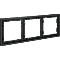 Рамка пластиковая VOLTUM S70 на 3 поста, (графит)