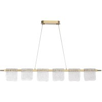 SL6021.203.36 Светильник подвесной ST-Luce золотистый/прозрачный LED 1*36W 4000K VOILE