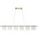 SL6021.203.36 Светильник подвесной ST-Luce золотистый/прозрачный LED 1*36W 4000K VOILE