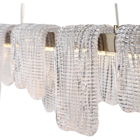 SL6021.203.36 Светильник подвесной ST-Luce золотистый/прозрачный LED 1*36W 4000K VOILE