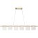 SL6021.203.36 Светильник подвесной ST-Luce золотистый/прозрачный LED 1*36W 4000K VOILE