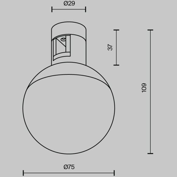 Трековый светильник Technical TR149-1-5W4K-B Трековый светильник Technical TR149-1-5W4K-B