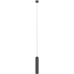 Подвесной светильник Maytoni Focus P075PL-01B GU10 10Вт черный матовый алюминиевый корпус, минималистичный цилиндрический дизайн, регулируемая высота 330-1330 мм