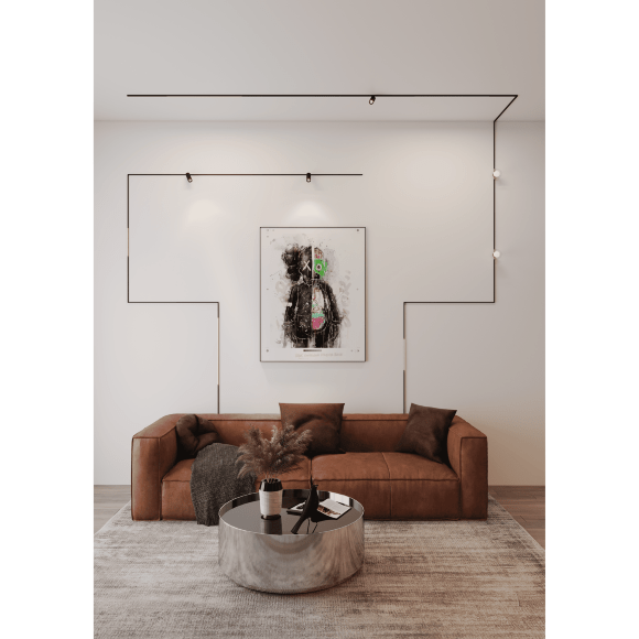 Светильник трековый магнитный Crystal Lux CLT 0.36 001 7W BL Т4000K 1409/383