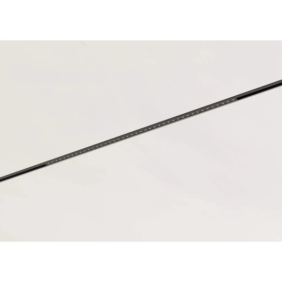 Crystal Lux CLT 0.36 001 7W BL Т4000K 1409/383 Черный магнитный линейный светильник с диодами ячейками, углубляемый в трек, 400x15x5мм, 7Вт 595Лм 4000К 24° CRI90 48V серия UX5