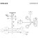 SLE205202-06 Светильник потолочный Латунь/Белый E27 6*60W TERRAMO
