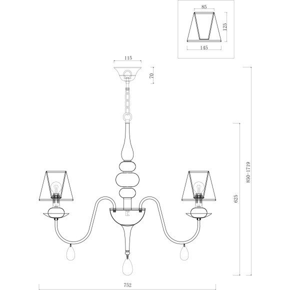 Люстра подвесная Freya FR5756-PL-06-W Eliza под лампы 6xE14 40W Люстра подвесная Freya FR5756-PL-06-W Eliza под лампы 6xE14 40W