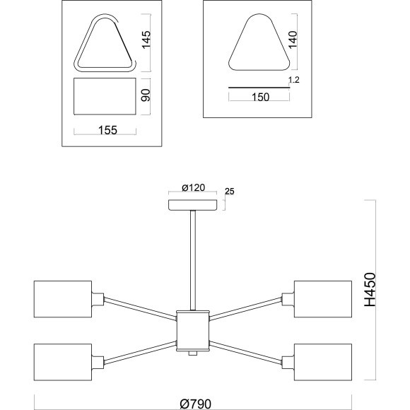 Люстра потолочная Freya FR5040PL-08CH Brianne под лампы 8xE14 40W Люстра потолочная Freya FR5040PL-08CH Brianne под лампы 8xE14 40W