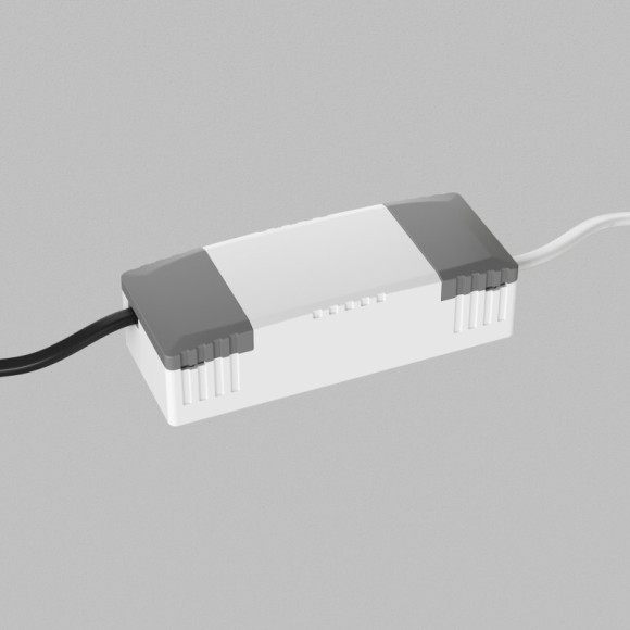 Denkirs SHINE GLOW DK-LPS-15-350-TRIAC Диммируемый LED-драйвер TRIAC для светильников серий DK2430, DK2431, 15 Вт, 350 mA, вход напряжение 220В, выходное 28-40В, IP20
