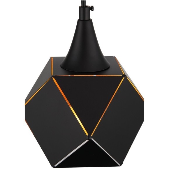 SL258.403.01 Светильник подвесной ST-Luce Черный/Черный, Золото E14 1*40W ENIGMA