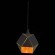 SL258.403.01 Светильник подвесной ST-Luce Черный/Черный, Золото E14 1*40W ENIGMA