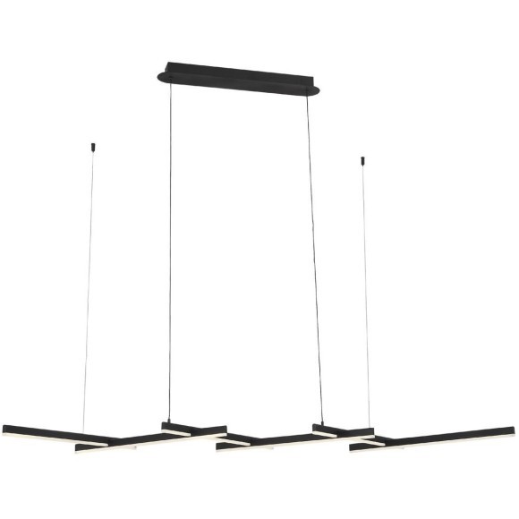 SL394.403.06 Люстра подвесная ST-Luce Черный/Белый LED 6*14W 4000K BASONI