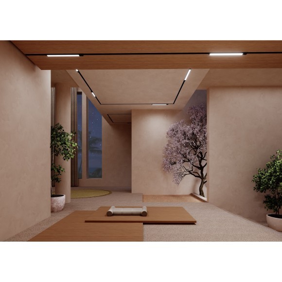 TR074-2-7W4K-B Трековый магнитный светодиодный светильник Maytoni Gravity CRI90+ 4000К 493Лм 120° 7Вт