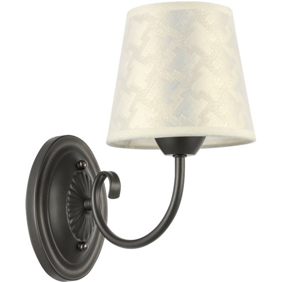 SLE120301-01 Светильник настенный Темно-серый/Бежевый E14 1*40W RIMENTO