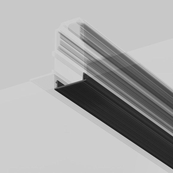 Декоративный экран 1м для лицевой части шинопроводов Exility Maytoni TRA034DO-1B Декоративный экран 1м для лицевой части шинопроводов Exility Maytoni TRA034DO-1B