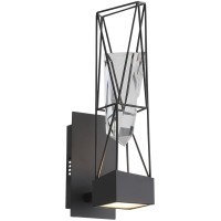 SL815.301.01 Бра ST-Luce Серый графит/Серый графит, Прозрачный LED 1*6W 4000K PROGETTO