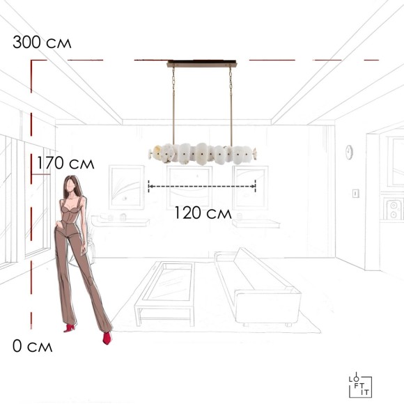 10248/1200 Loft It ALICANTE Подвесной светильник
