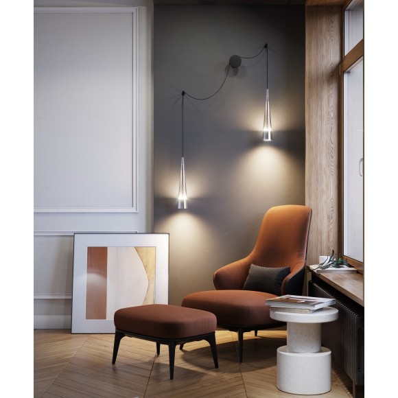 Бра Maytoni P090WL-L24CH3K Sintesi светодиодная LED 24W