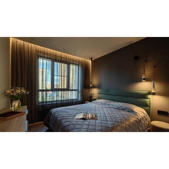 Бра Maytoni P090WL-L24CH3K Sintesi светодиодная LED 24W