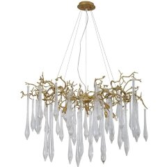 Люстра Crystal Lux REINA SP8 D1000 GOLD PEARL Люстра Crystal Lux REINA SP8 D1000 GOLD PEARL