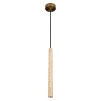 10585P/600 Loft IT EVEREST подвесной светильник, LED 3,3 Вт, 3000 К, 300 Лм, IP20, 220 В, бронзовое металлическое основание, бежевый плафон из травертина