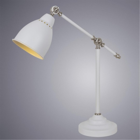 Настольная лампа Arte Lamp A2054LT-1WH BRACCIO под лампу 1xE27 60W Настольная лампа Arte Lamp A2054LT-1WH BRACCIO под лампу 1xE27 60W