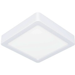 900589 Накладной светильник диммируемый FUEVA 5, 11W (LED), 3000K, L160, B160, H28, сталь, белый / пластик, белый