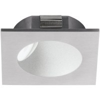 96902 Светодиодный встраиваемый светильник для лестниц ZARATE, 2W(LED), 80х80, литой алюминий, серебря