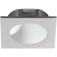 96902 Светодиодный встраиваемый светильник для лестниц ZARATE, 2W(LED), 80х80, литой алюминий, серебря