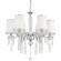 Хрустальная подвесная люстра Lumina Deco Alessia LDP 1726-6 CHR