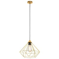 43679 Подвесной потолочный светильник (люстра) TARBES, 1Х60W, E27, H1100, ?325, сталь, матовая латун 43679 Подвесной потолочный светильник (люстра) TARBES, 1Х60W, E27, H1100, ?325, сталь, матовая латун