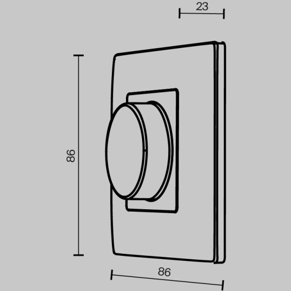 Беспроводная роторная панель Maytoni RF DIM 711012