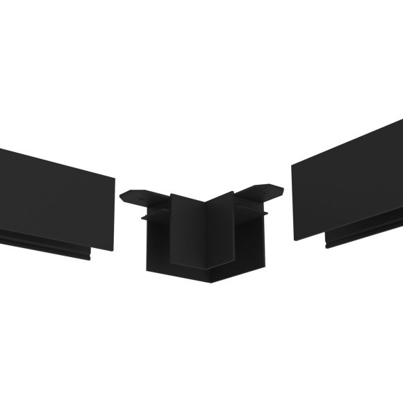 Соединитель угловой для накладного шинопровода Smart 220V Denkirs TR2102-BK Соединитель угловой для накладного шинопровода Smart 220V Denkirs TR2102-BK