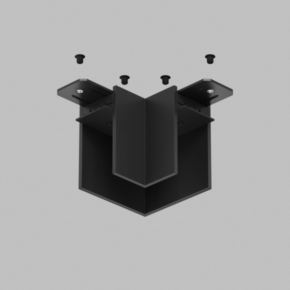 Соединитель угловой для накладного шинопровода Smart 220V Denkirs TR2102-BK Соединитель угловой для накладного шинопровода Smart 220V Denkirs TR2102-BK