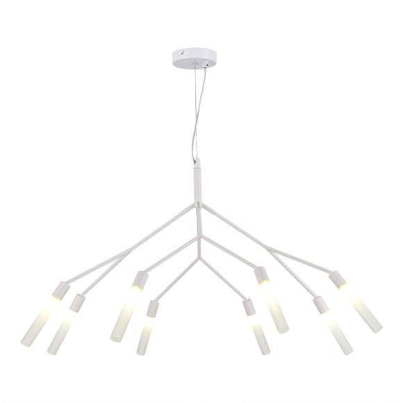 SLE1129-503-08 Светильник подвесной Белый/Белый G9 8*5W KAITO