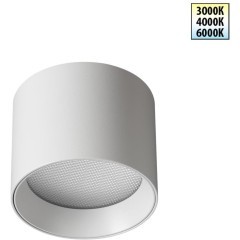 359592 Белый накладной светодиодный светильник с перекл. цв. температуры и рассеивателем призмой 6Вт 200лм 3000К\4000К\6000К Novotech ORBIS 359592 Белый накладной светодиодный светильник с перекл. цв. температуры и рассеивателем призмой 6Вт 200лм 3000К\4000К\6000К Novotech ORBIS