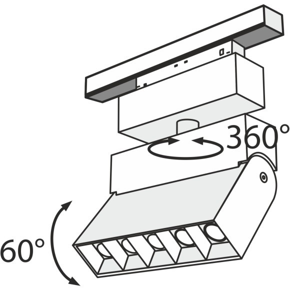 TR015-2-10W3K-B Трековый магнитный светодиодный светильник Maytoni Gravity CRI90+ 3000К 700Лм 24° 10Вт TR015-2-10W3K-B Трековый магнитный светодиодный светильник Maytoni Gravity CRI90+ 3000К 700Лм 24° 10Вт