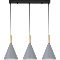 SLE1255-413-03 Светильник подвесной Черный/Серый E27 3*40W ARKET SLE1255-413-03 Светильник подвесной Черный/Серый E27 3*40W ARKET