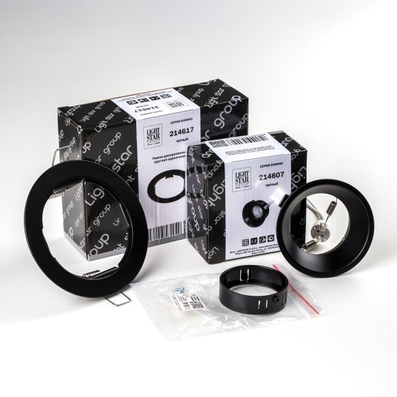 Комплект со светильником Domino Lightstar D61707BMOD