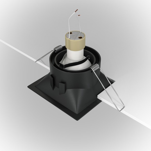 Встраиваемый светильник Maytoni DL029-2-01B Dot под лампу 1xGU10 50W