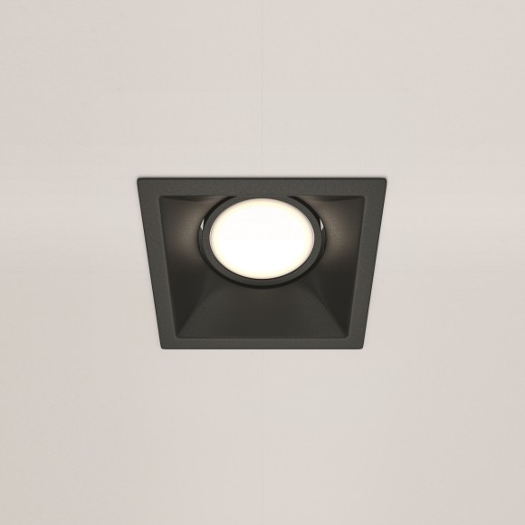 Встраиваемый светильник Maytoni DL029-2-01B Dot под лампу 1xGU10 50W