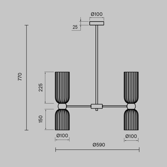 Подвесной светильник Maytoni MOD302PL-10W Подвесной светильник Maytoni MOD302PL-10W