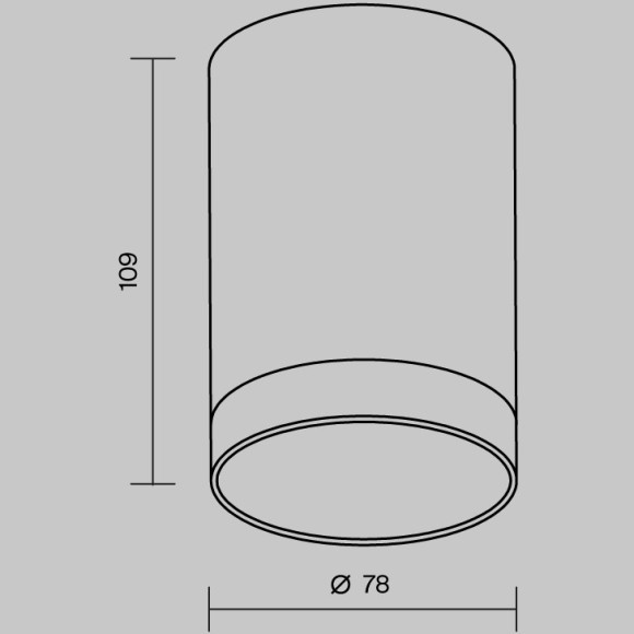 Потолочный светильник Outdoor O500CL-L10B3K Потолочный светильник Outdoor O500CL-L10B3K