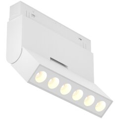 TR033-2-6W3K-W Трековый магнитный светодиодный светильник Maytoni Exility CRI90+ 3000К 460Лм 36° 6Вт TR033-2-6W3K-W Трековый магнитный светодиодный светильник Maytoni Exility CRI90+ 3000К 460Лм 36° 6Вт