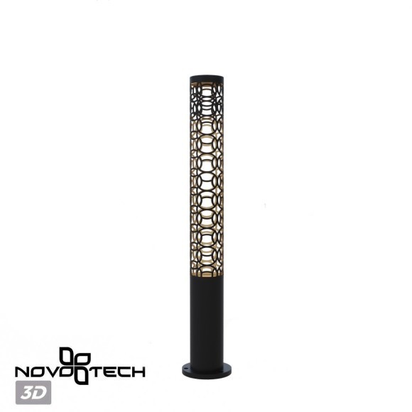 359538 STREET NT25 000 черный Светильник ландшафтный Novotech IP65 LED 9W 3000К 100-240V NETZ