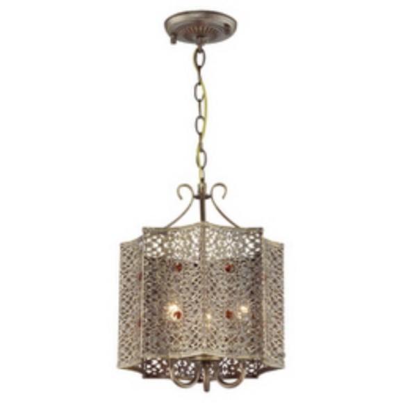 1624-3P, люстра подвесная, D288xH450/1185, 3xE14x40W, excluded